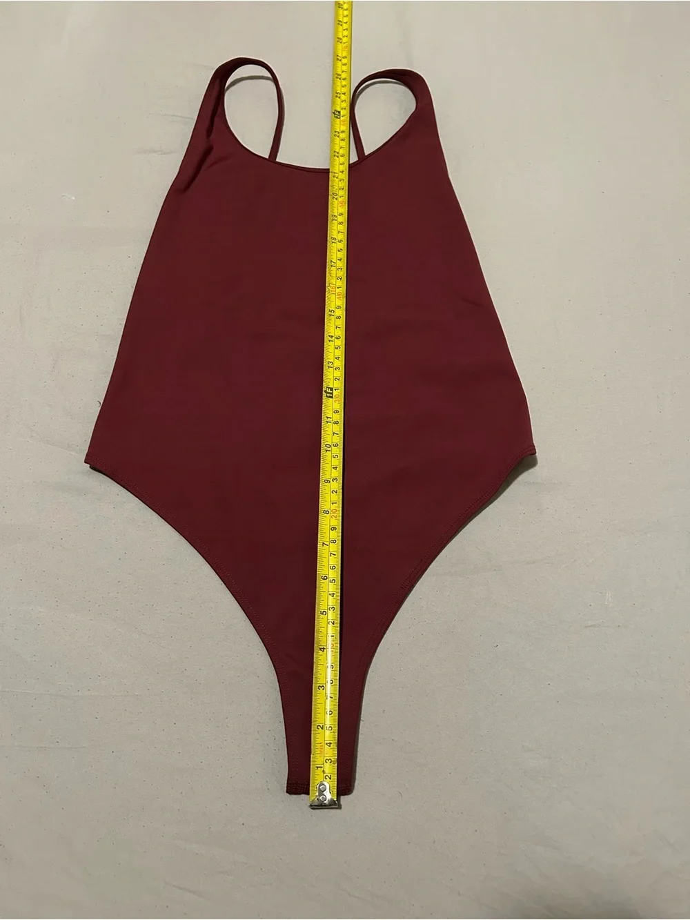 Free People Burgundy Scoop-Back One-Piece Swim